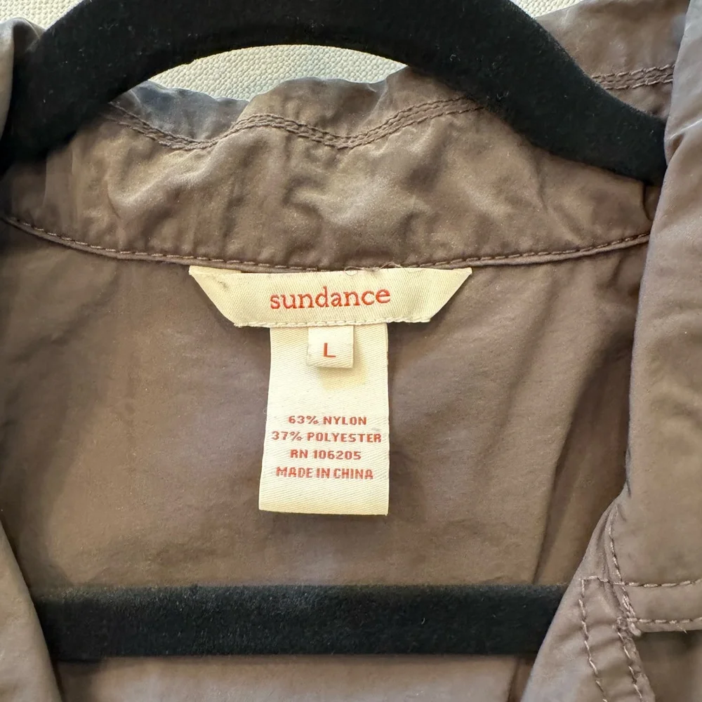 Sundance Women's Brown Casual Utility Jacket, Sz Large - Picture 2 of 7